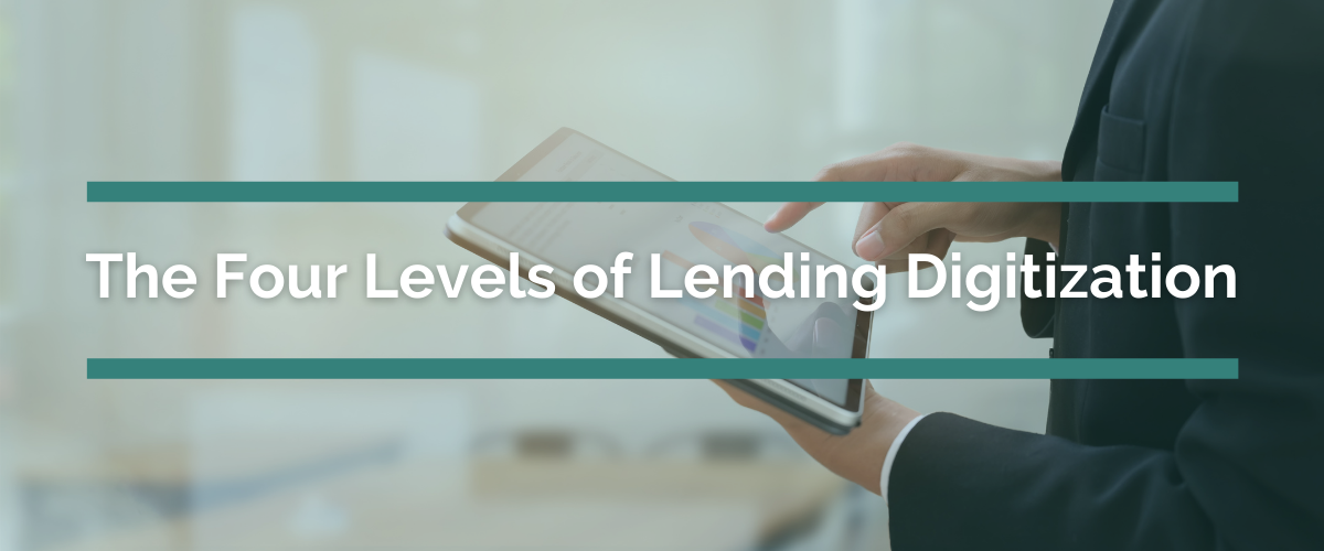 four levels of lending digitization hero